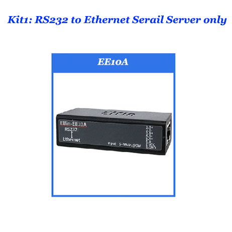 RS232 to Ethernet Serial Server Serial Port RS232 TO RJ45 Modbus TCP IP Server Client Telnet NTP Web configuration: Kit1