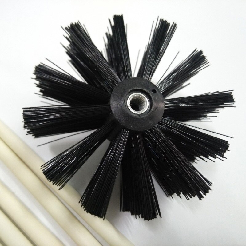 Flexible Chimney Flue Cleaning Brush Head Rod Sweep Sweeping Brush Head 1 Piece