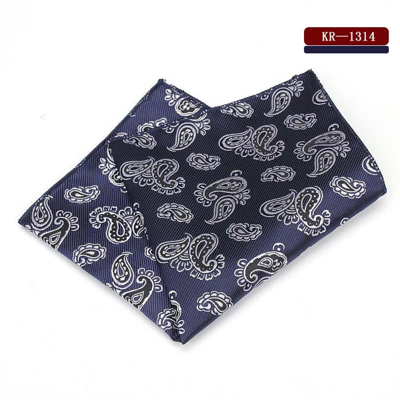 Yishline heren polyester zijden zakdoek paisley pochet bruidegom gala bruiloft feest borst handdoek zakdoeken accessoires: Kr1314