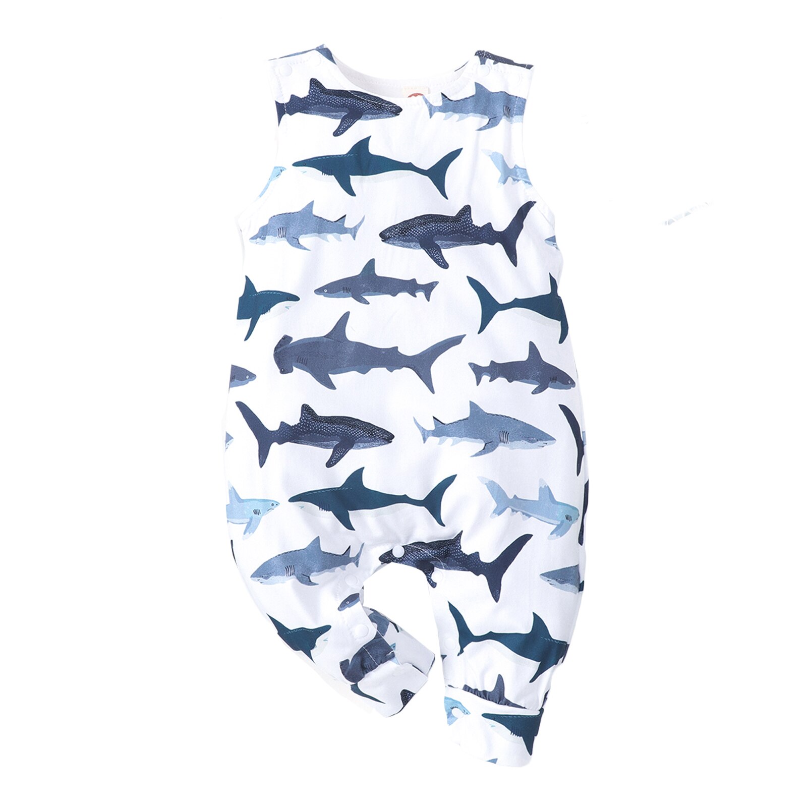 Citgeett Sommer Kleinkind Baby Jungen Mädchen Ärmellose Gesamt Karikatur drucken Strampler lässig Kleidung: D / 6m