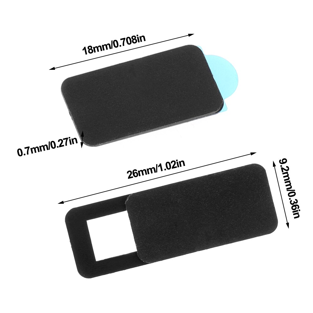 Ultra Thin Lens WebCam Cover Slide Camera Privacy Security Plastic Camera Cover Universal for Phone iPad Tablet Privacy Sticker