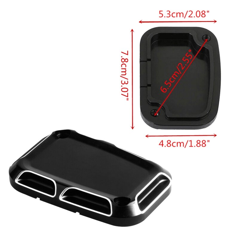 Brake Master Cylinder Cover For Touring Road King Ultra Tri Street Glide Electra Street V-Rod Night Rod