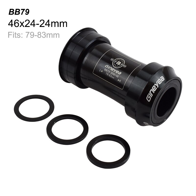 BB30 BB79 Mtb Bike Press Fit Bb Sets 42/46*22/24/30 Mm Steekas Carbon Road mountain Fiets Trapas Voor Shimano Sram: BB79 46x24x24
