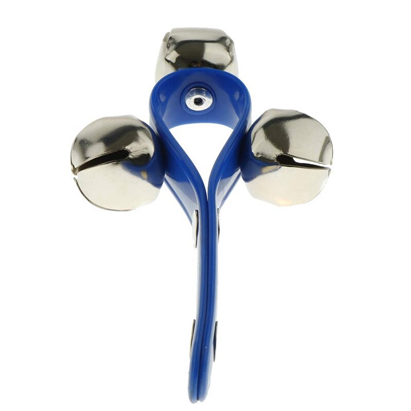 3 Jingle Bells Handbell Hand Shaker Kids Preschool Percussion Rattle To: Default Title