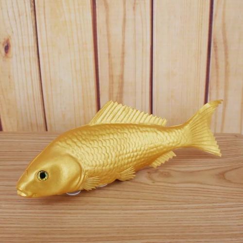 Peces artificiales de imitación para niños, 36 tipos, accesorios educativos para edades tempranas, carpa roja falsa, crisol, alimento para peces