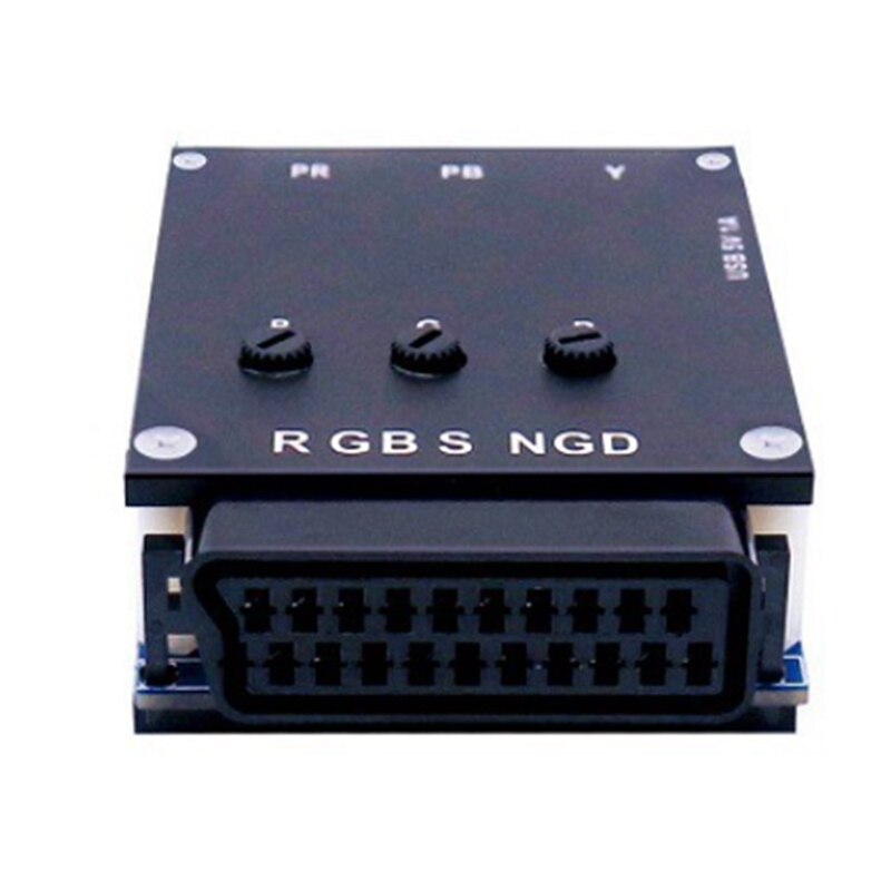 RGBS SCART to YPBPR Component Transcoder Converter Retro Game Console, RGBS to Color Difference Component: Default Title