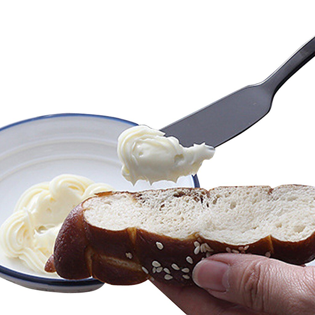 Couteau à beurre en acier inoxydable, meilleur épandeur à beurre facile à étaler, couteaux à confitures au beurre froid et dur, couverts occidentaux, outil de petit déjeuner