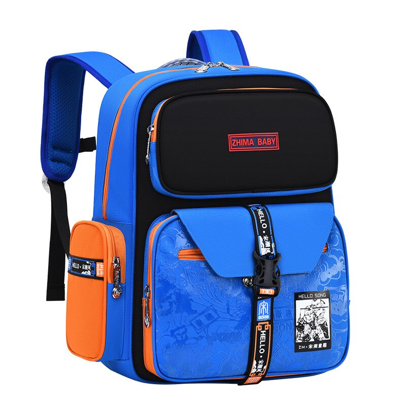 Chinese Stijl Retro Kinderen Orthopedische Schooltas Voor Tiener Jongens Meisjes 2 Size Student Rugzakken Kids Schooltassen Mochila