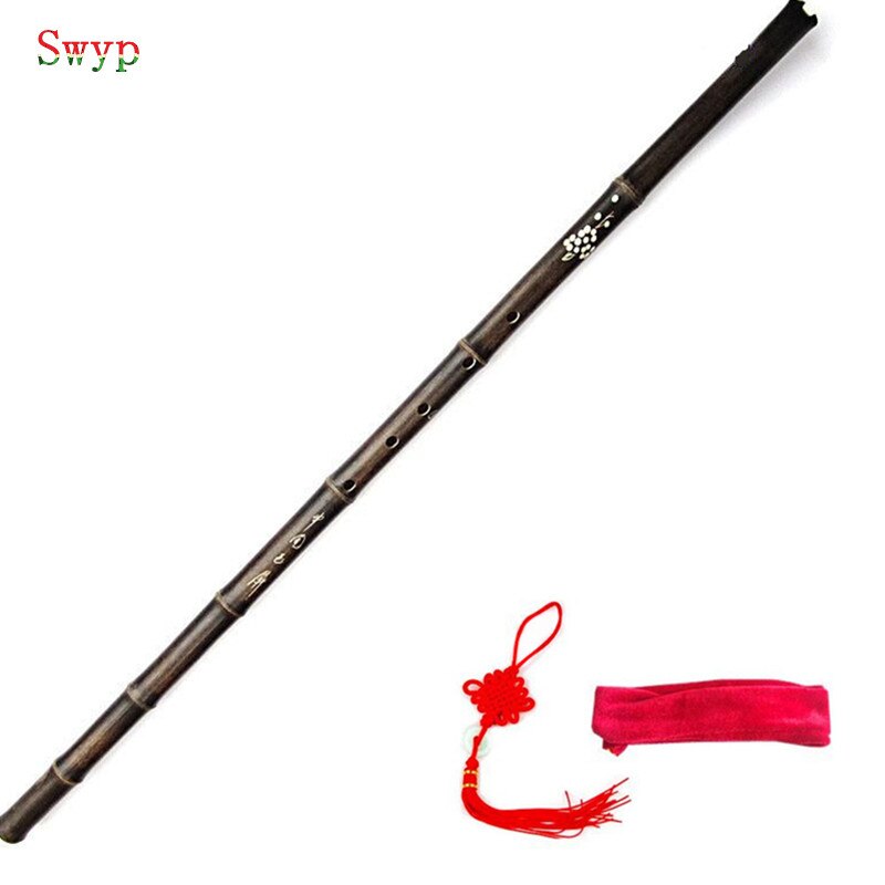 Chinese Bamboefluit Xiao Verticale Wind muziekinstrumenten 6/8 Gat flauta voor Beginners Traditionele Paarse Bambu dizi G/F sleutel