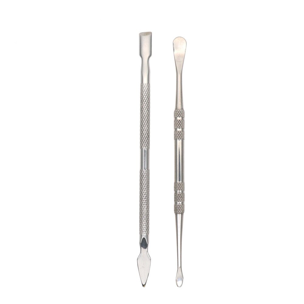 Nail Pusher Double Head Stainless Steel Cuticle Pusher Manicure Tools Dead Skin Push For Nail Women Men Nail Tool