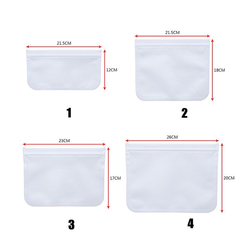Silicone Food Storage Containers Leakproof Containers Reusable Stand Up Zip Shut Bag Cup Fresh Bag Food Storage Bag Fresh Wrap
