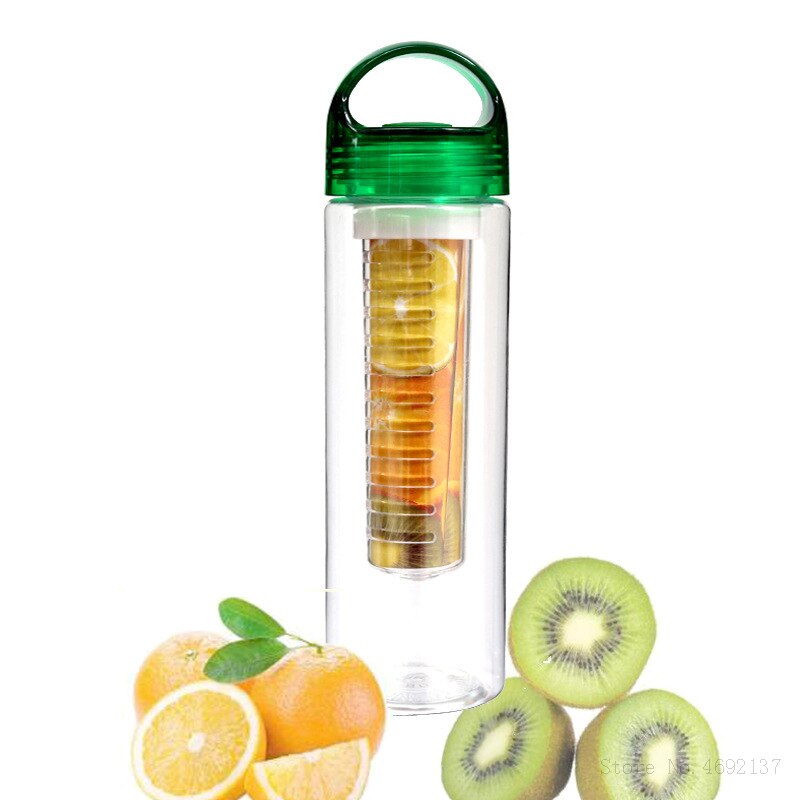 800Ml/1000Ml Bpa Gratis Fruit Infuser Water Fles Draagbare Sap Shaker Reizen Sport Drinken Flessen Detox Water fles: 800ml C4