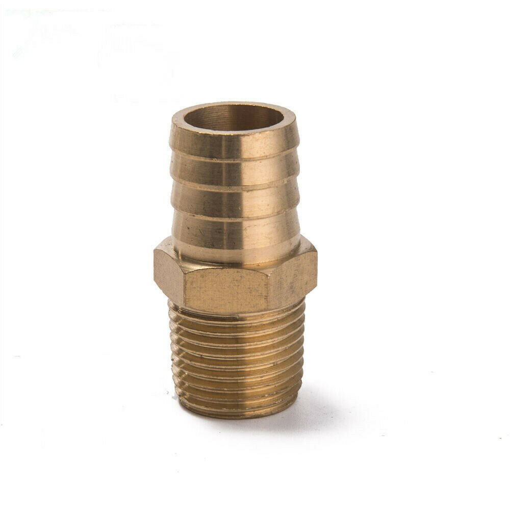 Kobber / stik til messing-modhage 1/2