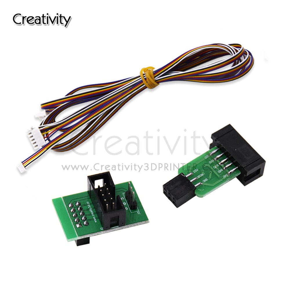 3d printerdele bl touch kabel forlængerledning 1.5 meter 3d touch automatisk nivelleringssensor til ender 3/ ender 3 pro/ ender 5/cr10: Tavle med hvid