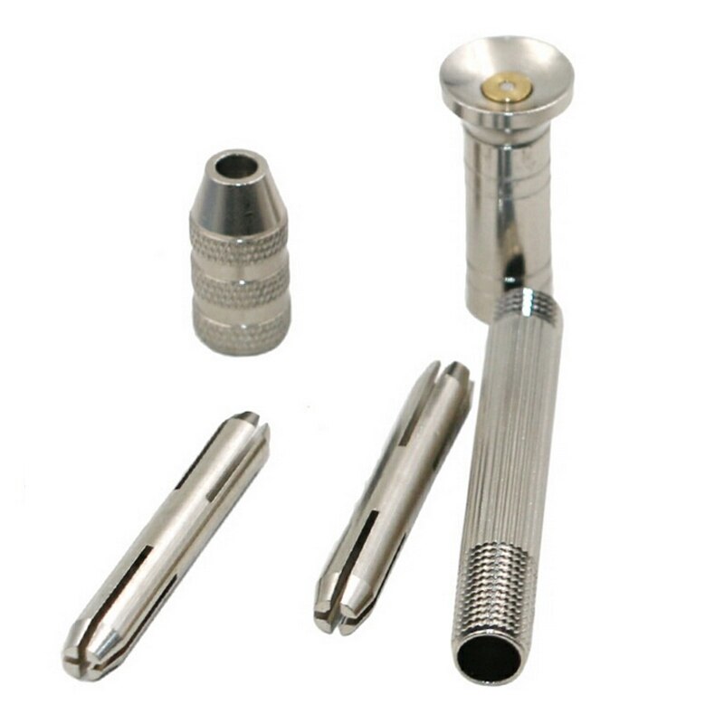 Mini Micro Aluminium Handleiding Boren Hand Boor Chuck Twist Micro Bit Reparatie Tools BOM666