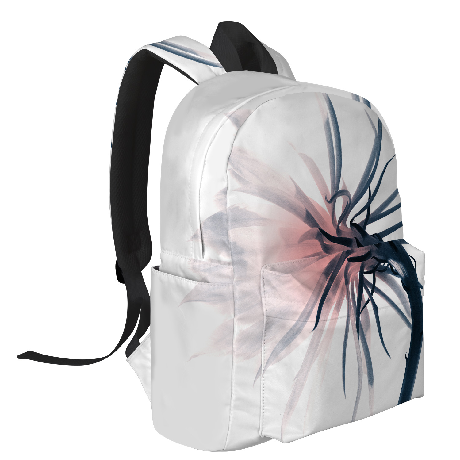 X-Ray Flower Art Shoes Compartment School Book Bags Wear Resistance Kids' Backpacks Laptop Backpack Sports Backpack