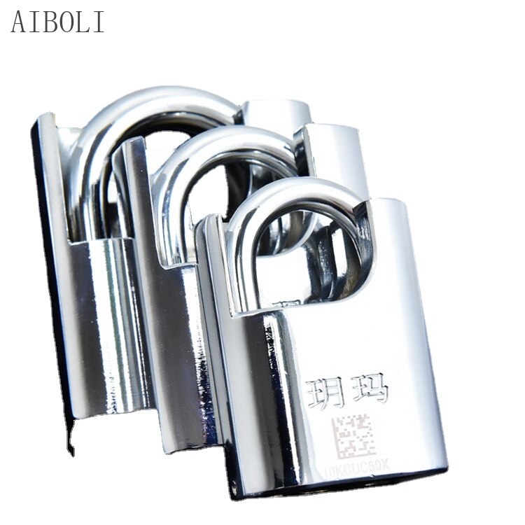 Stainless Steel Anti-theft Padlock Long Beam Edging Power Meter Box Safety Padlock
