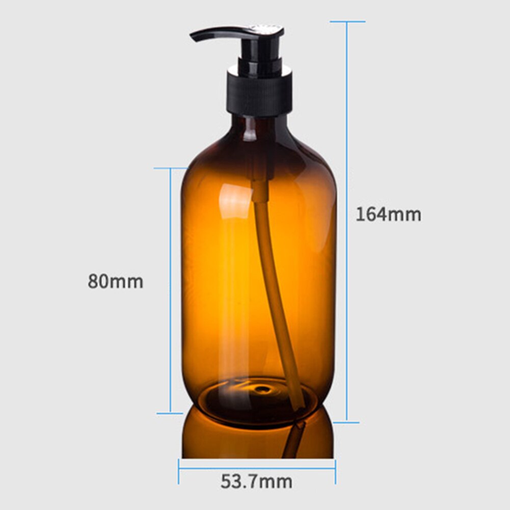 300/500ml sæbedispenser kosmetik emulsionsflasker badeværelse håndrensningsmiddel shampoo kropsvask lotionflaske tom rejseflaske
