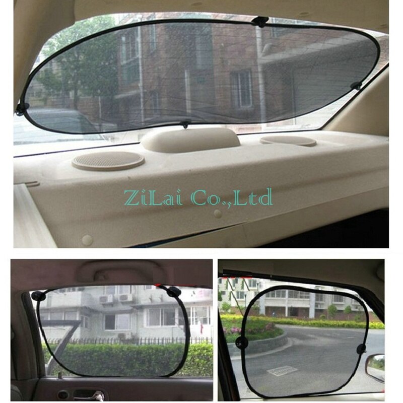 LMoDri Car Windows Sun Shade Auto Sun Visor Curtain Car Styling Covers Auto Window Suction Foils Solar Protection Front Rear 6pc