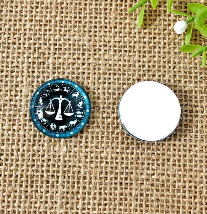 DIY Crafts Creativity 12 Constellation Mosaic Making Glass Crystal Mosaic Interchangeable Multi Color Cabochons