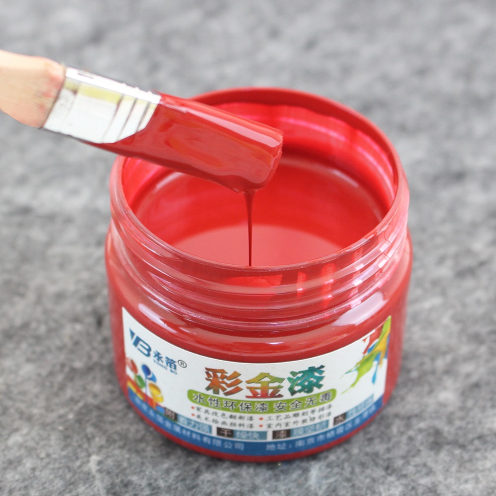 100g Wine Red Paint, Water-based Paint, Furniture,Iron Doors,Wooden Doors,H