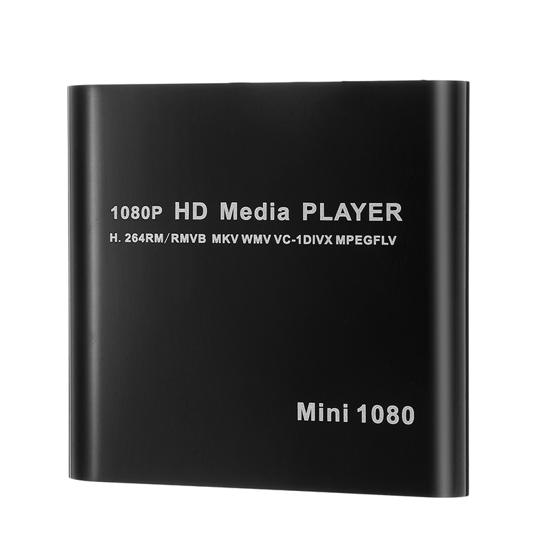 LEORY 1080P Mini HDD Media Player Car Adapter HDMI AV USB HOST With SD MMC Card Reader Support H.264 MKV AVI 1920*1080P 100Mpbs
