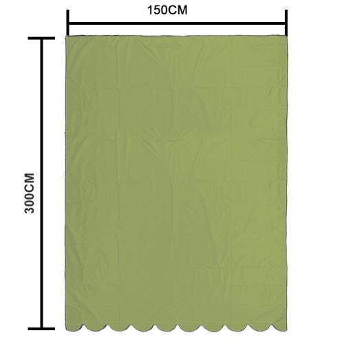 Outdoor Canopy Garden Patio Pool Waterproof Sun Shade Protection Cover Cloth Sun Shade Cloth and picnics on outdoor balconies,: Green 3x150cm