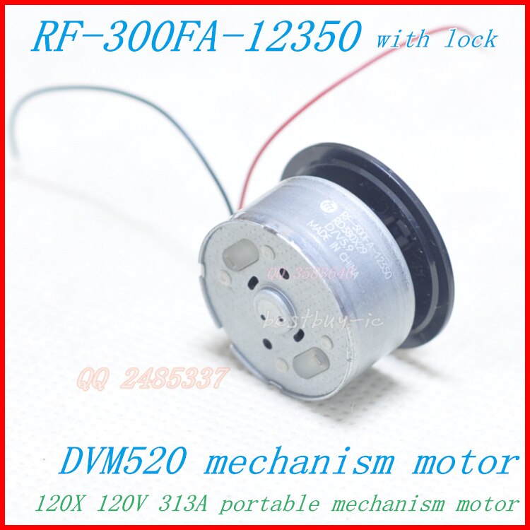 Draagbare dvd-motor rf -300f-12350 dv5.9v zwarte jas met slot (sf -hd850 /  sf -hd870 120x)  dvm 520 spindelmotor rf -300ca-12350