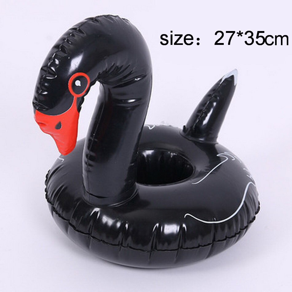 Flamingo mugghållare simbassäng leksaker för baby barn pool drink hållare uppblåsbar donut float leksak pool spel party tillbehör: Färg 19