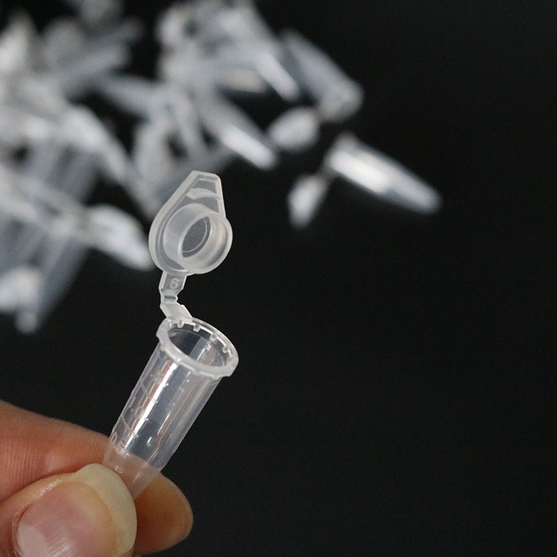 50 Stuks Transparant Plastic Reageerbuis Centrifuge Management Unit Container Deksel Voor Laboratorium Monsters School Briefpapier 0.5 Ml