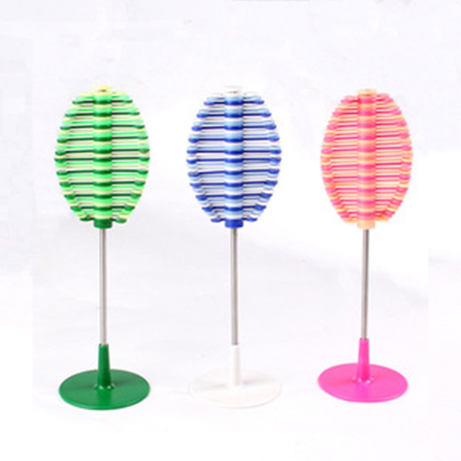 3Pc Magic Roterende Spin Toy Stress Relief Speelgoed Voor Kinderen Volwassenen Puzzel Bureau Fun Decompressie Speelgoed Roterende Lollipop f5: Default Title