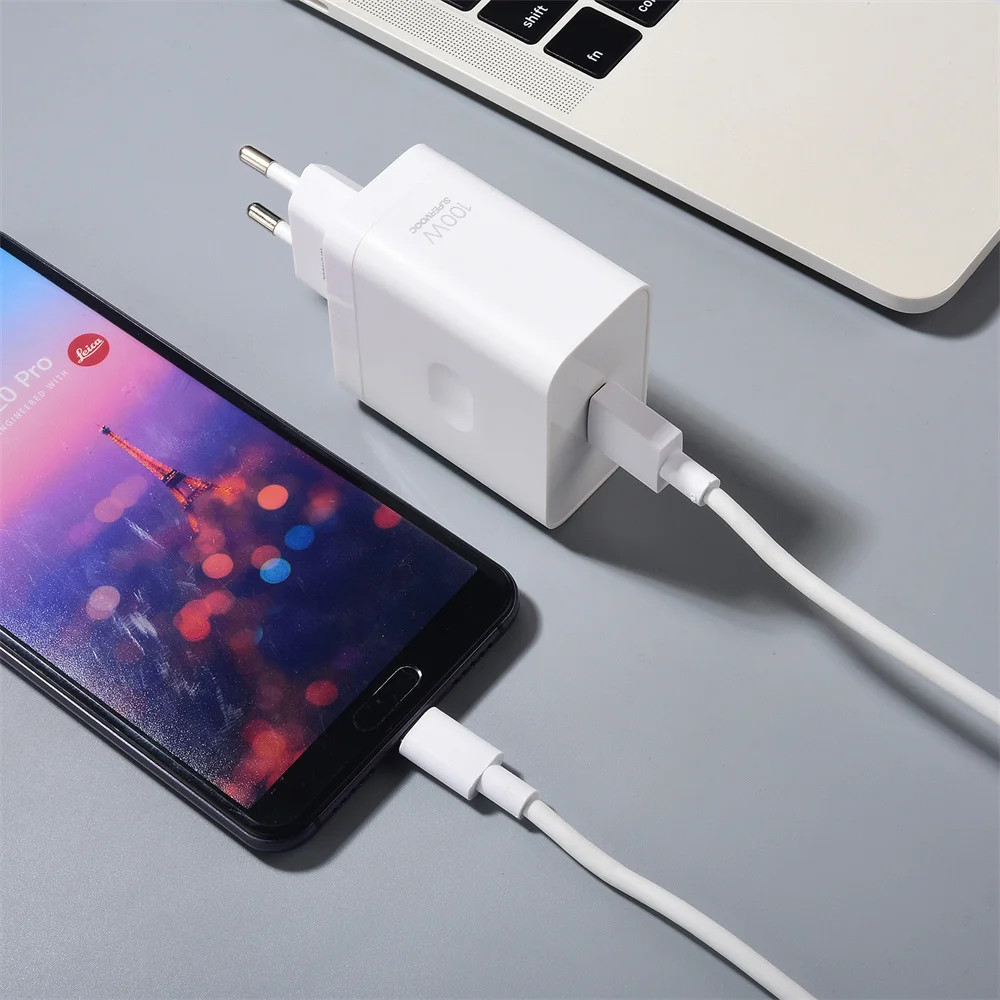 Realme 100w supervooc eu-oplader snellader voedingsadapter 10a usb-c-kabel voor realme  gt7 6 5 2t neo 6 7 se 14 13 pro+ find  x8