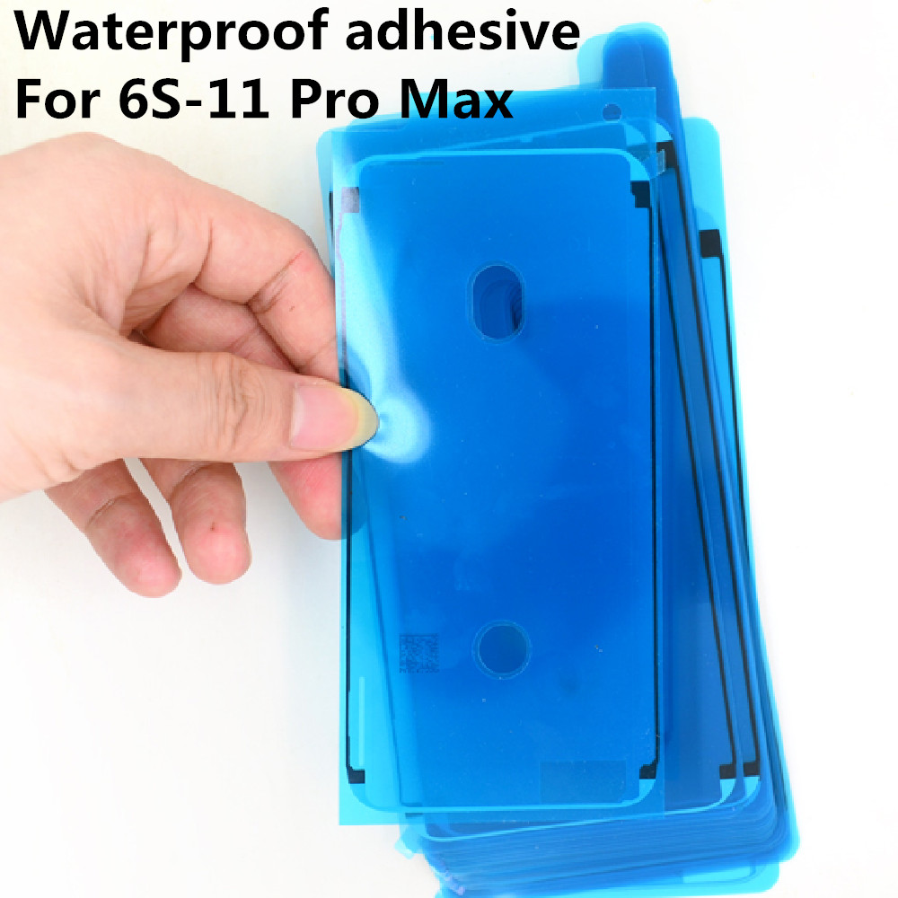 50pcs Original Waterproof Sticker For iPhone 6S 7 8 11 Pro Plus X XS MAX XR LCD Display Frame Bezel Seal Tape Glue 3M Adhesive