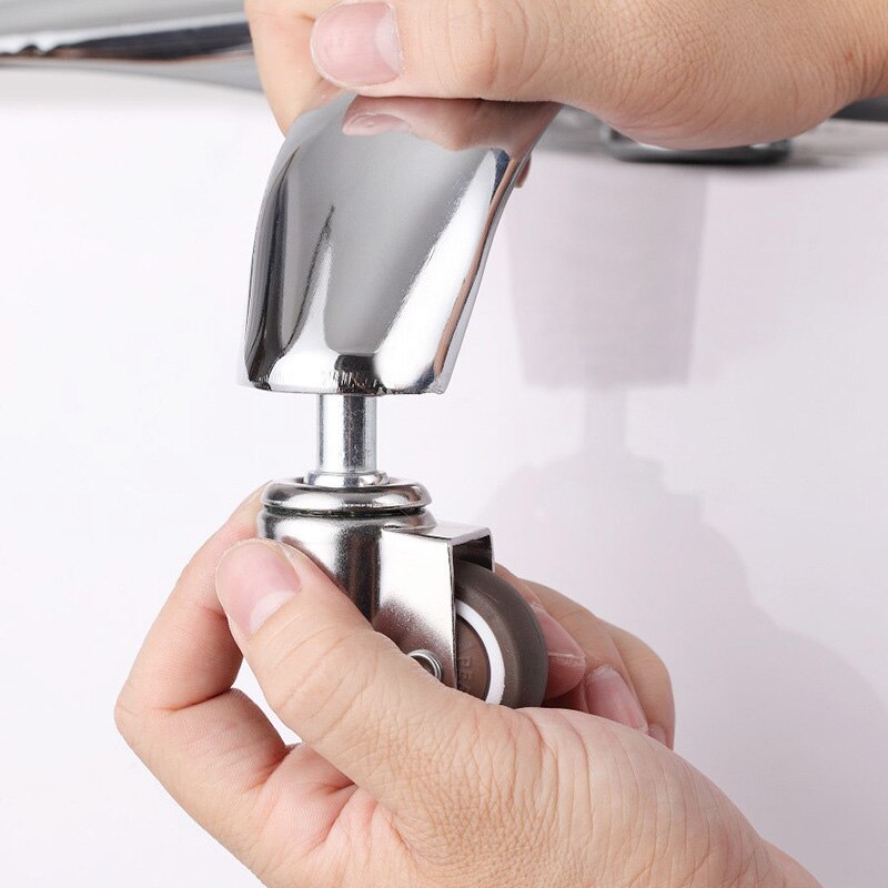 5pcs/Lot Office Chair Caster Wheels 1.5/2 Inch Swivel Caster Wheels Soft Rubber TPE Caster Wheels Replacement Furniture Hardware