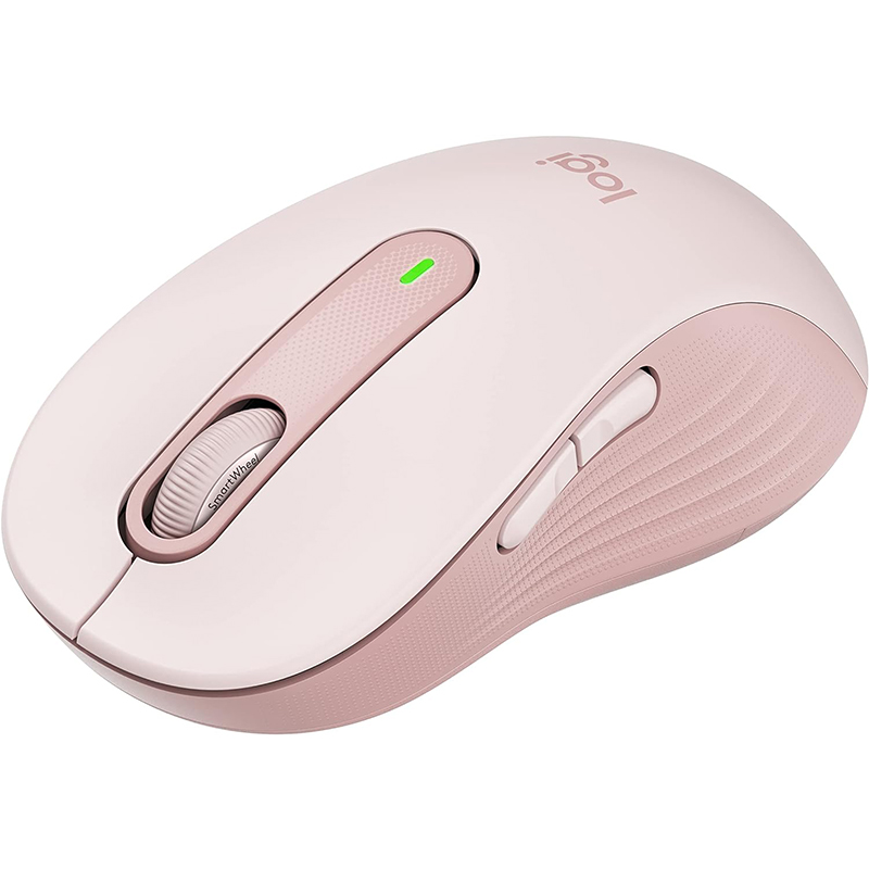 Original Logitech M650 Wireless Bluetooth Mouse Silent Office Laptop Mice For PC/Mac/Multi-Device Right Hand Mouse: Pink
