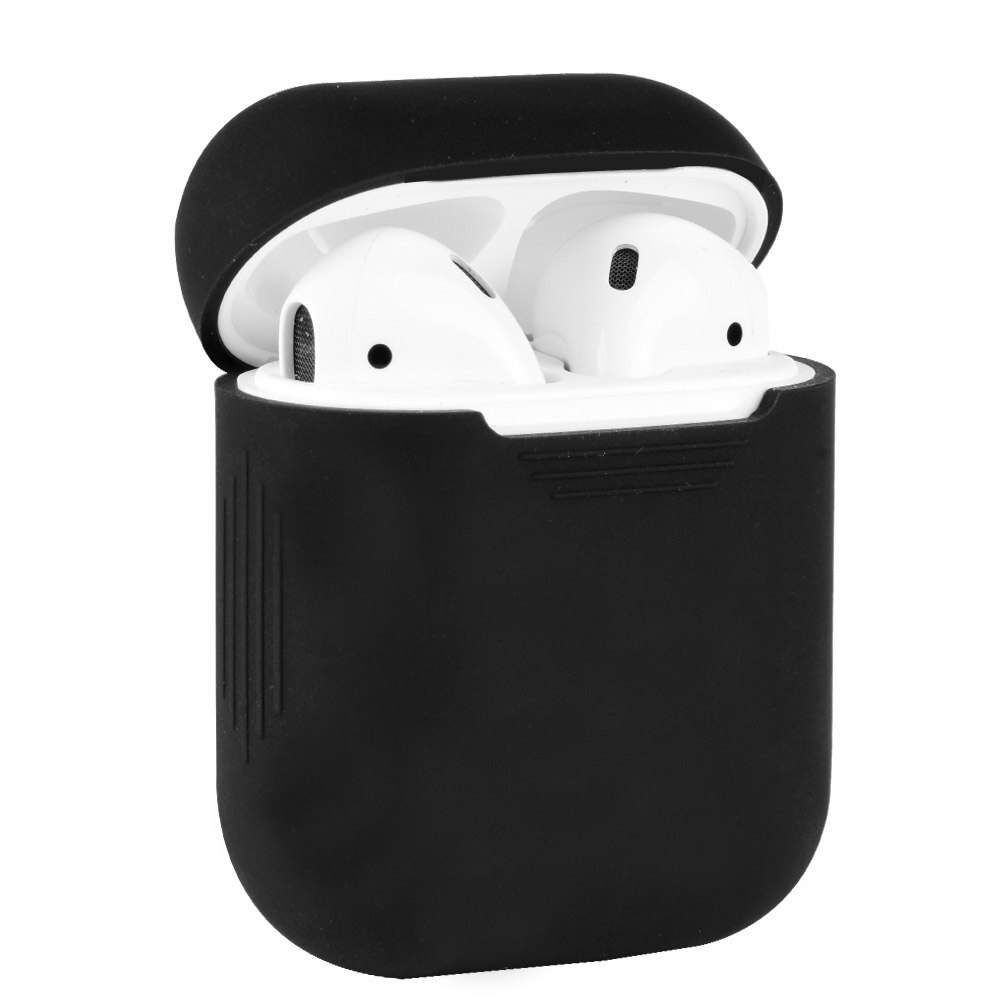 Antiurto in silicone del Trasduttore Auricolare Per Il Caso di Apple AirPods: Black
