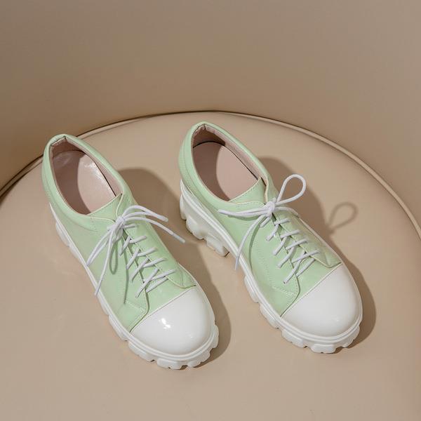 Koreańskie buty płytkie usta drewniaki platforma Casual damskie trampki damskie buty na płaskiej podeszwie z okrągłym noskiem mieszane kolory 2020 nowe letnie pnącza: 1 / 37