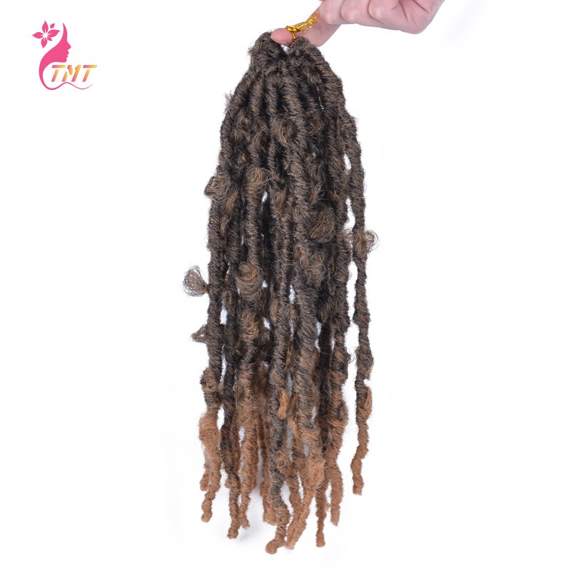 Butterfly Locs Crochet Hair Distressed Pre looped Natural Messy Faux Locs Pre-twisted Braids