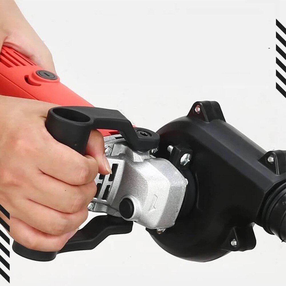 Angle Grinder Converted Into Blower Suction Leaf Dust Collector Vacuum Cleaner Cordless Electric Air Blower