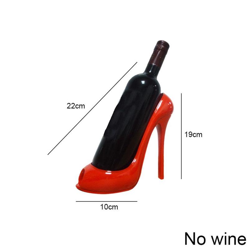 Creatieve Hoge Hakken Wijnrek Schoen Fles Houder Opslag Bruiloft Decoratie Ornamenten Decor Keuken Festival Party Z9G5