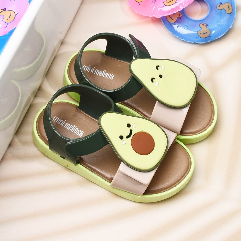 sommer freundlicher Sandalen Ananas Obst Baby Avocado Mädchen Schuhe Für freundlicher Mädchen Sandalen Baby Kleinkind Weiche Nicht-Unterhose Sandalen