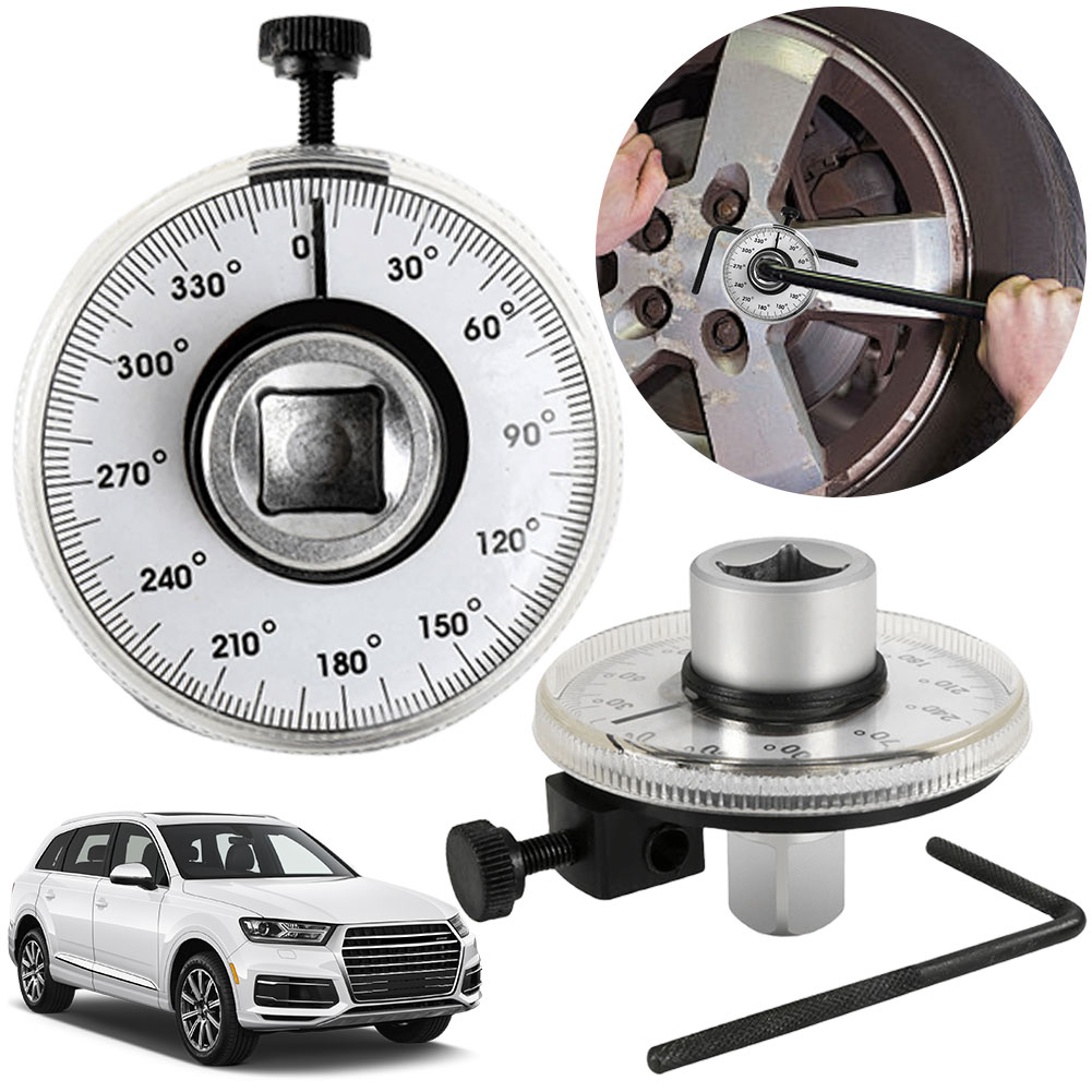 Llave dinamométrica, medidor de torsión, Dial, mango largo, medidor de llave dinamométrica para ajuste Angular de precisión, herramienta de medición de ángulo ajustable