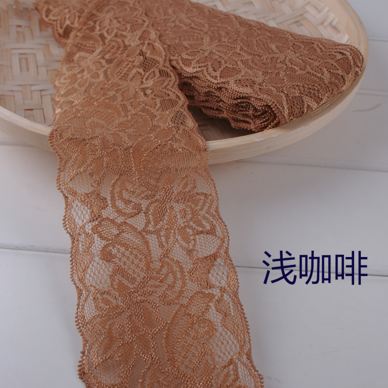8 cm spandex elastische rekbare kanten rand doe-het-zelf ambachten stof voor jurk ondergoed lingerie shorts kleding decoratie kant lint: Overigen