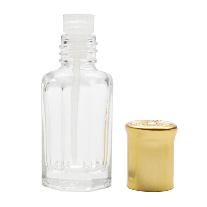 Attar Stick On Empty Gold Perfume Oud Oil Bottles / Attar Bottles 3ml 6ml 12ml