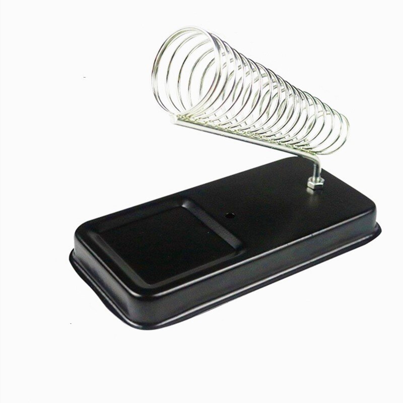 Elektrische Soldeerbout Standhouder Kleine Met Soldeer Spons Metal Ondersteuning Station Generieke Hoge Temperatuur Weerstand: A without  sponge