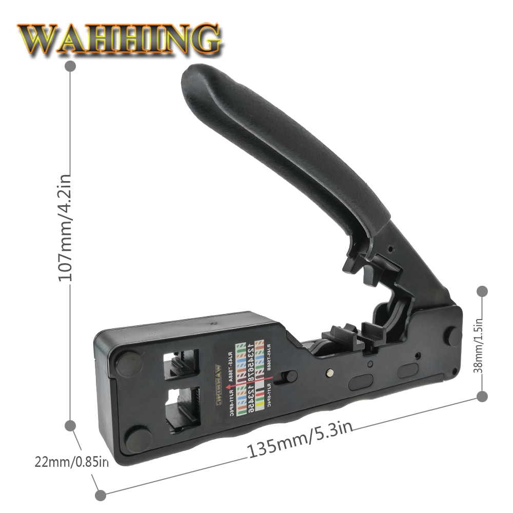 Netzwerk Werkzeuge Crimper RJ45 Werkzeuge Crimpen RJ45 kit Für Cat7 Cat6 Cat5e Stecker rj45 Stecker Kabel Multifunktio Crimp Metall Clip