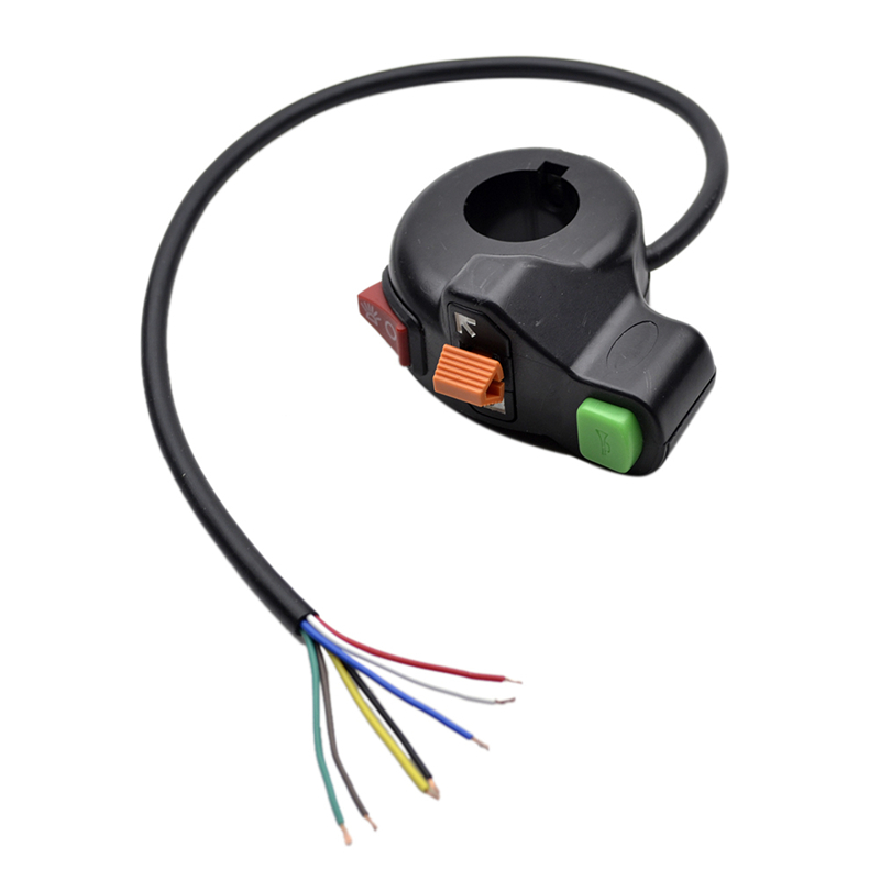 Moto scooter 7/8 "manubrio avvisatore acustico indicatori di direzione interruttore controllore luci