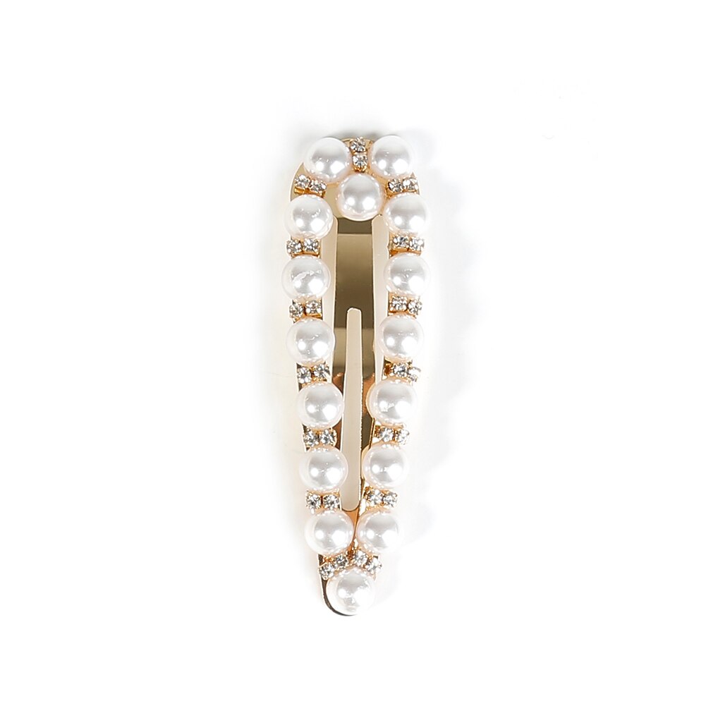 novedosa Clip de perla para el cabello de encaje para las mujeres Diadema con de Peine pasador de horquilla de barra Accesorios para peinados: 06