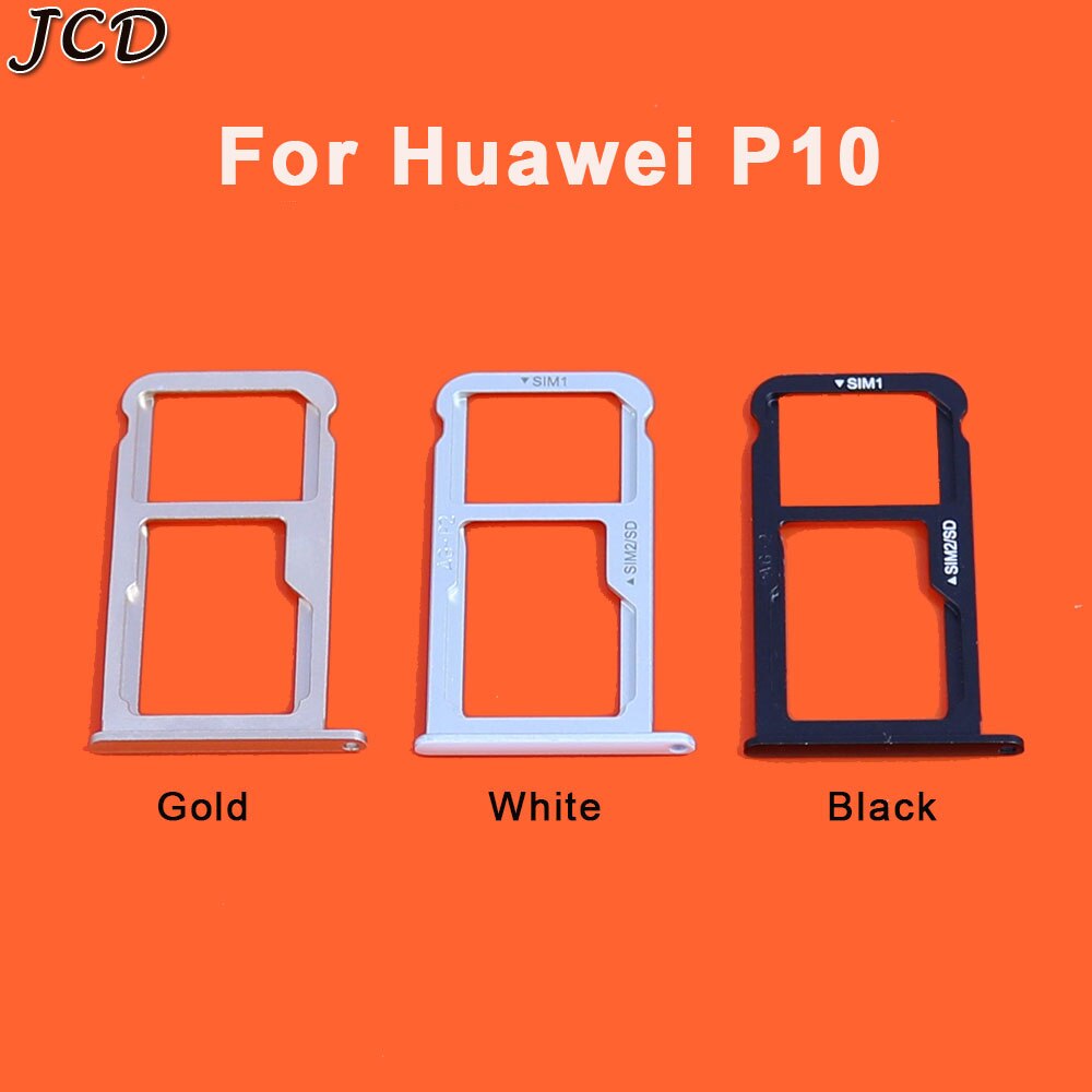 JCD Voor Huawei P10/P10 Plus/P10 Lite Sim-kaart Lade Houder Met Micro SD Card Tray Slot houder Vervanging Deel