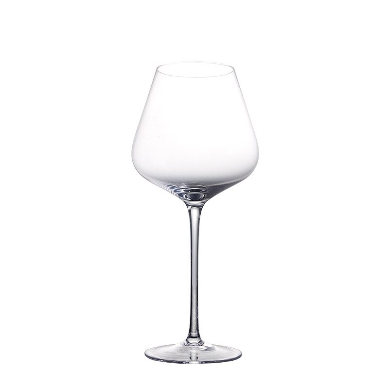 Verre à vin rouge en cristal sans plomb, haute transparence, style bordeaux,